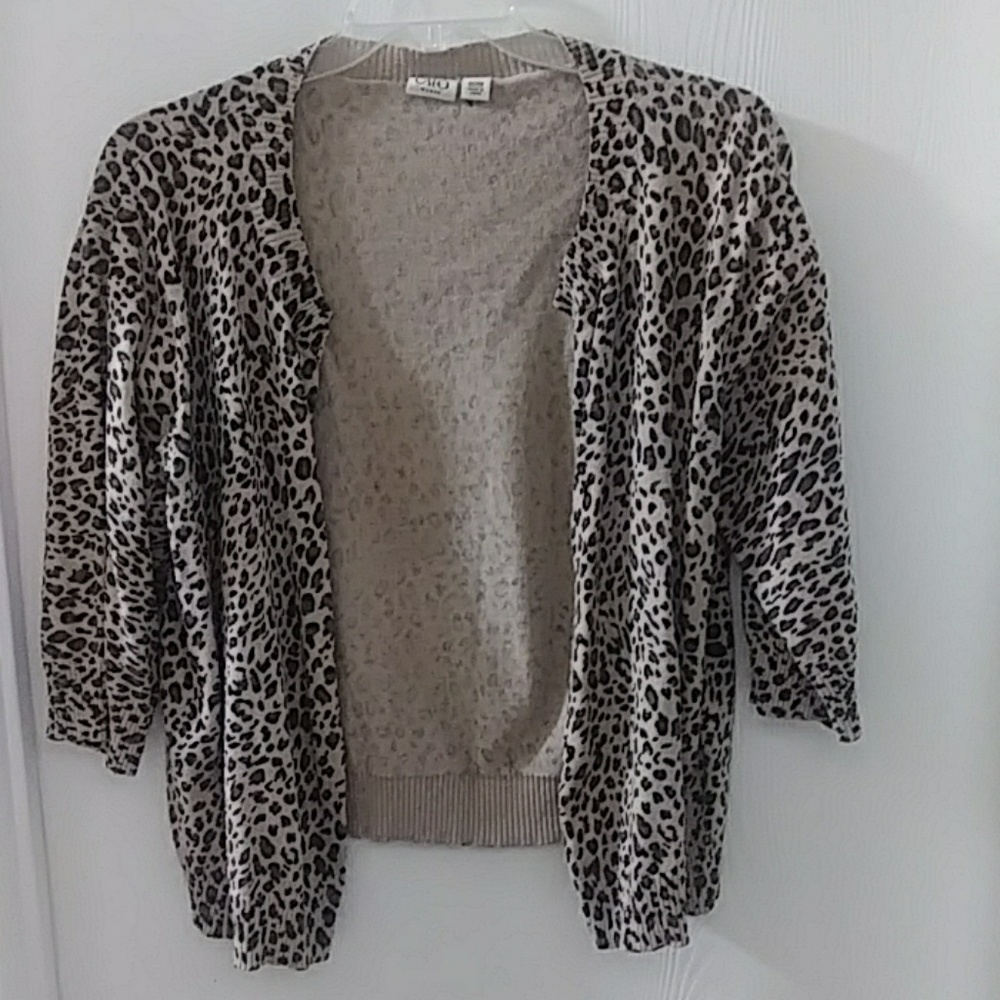 Cheetah Print Cardigan